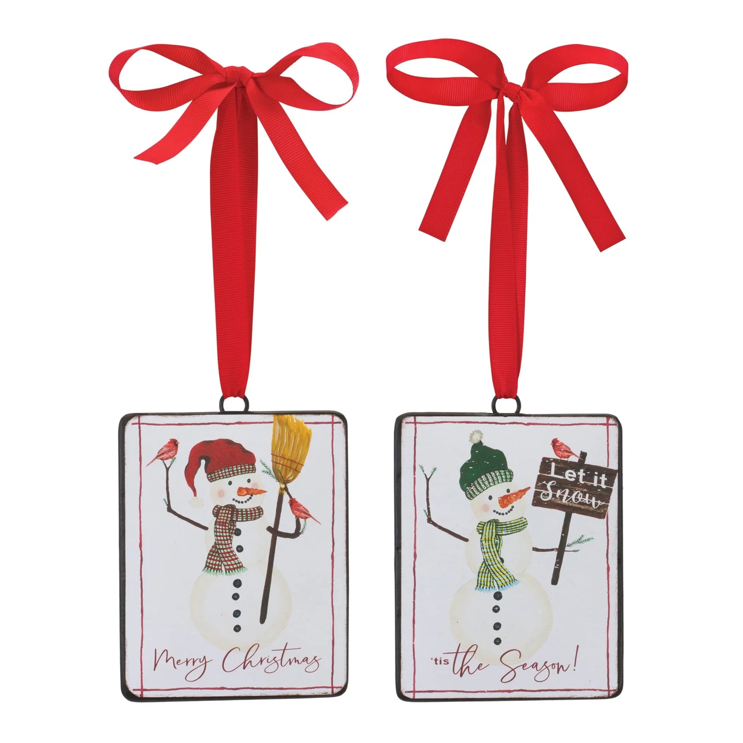 Snowman Sentiment Ornament