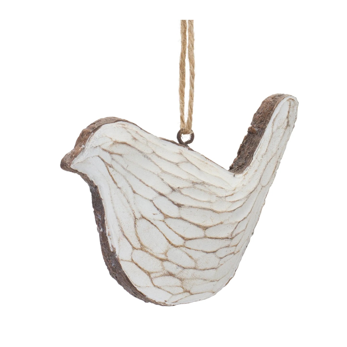 Carved Bird Ornament