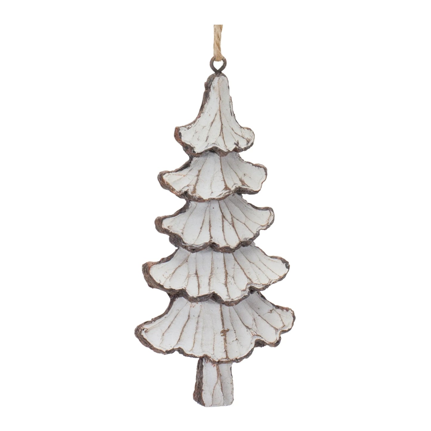 Carved Pine Tree Ornament