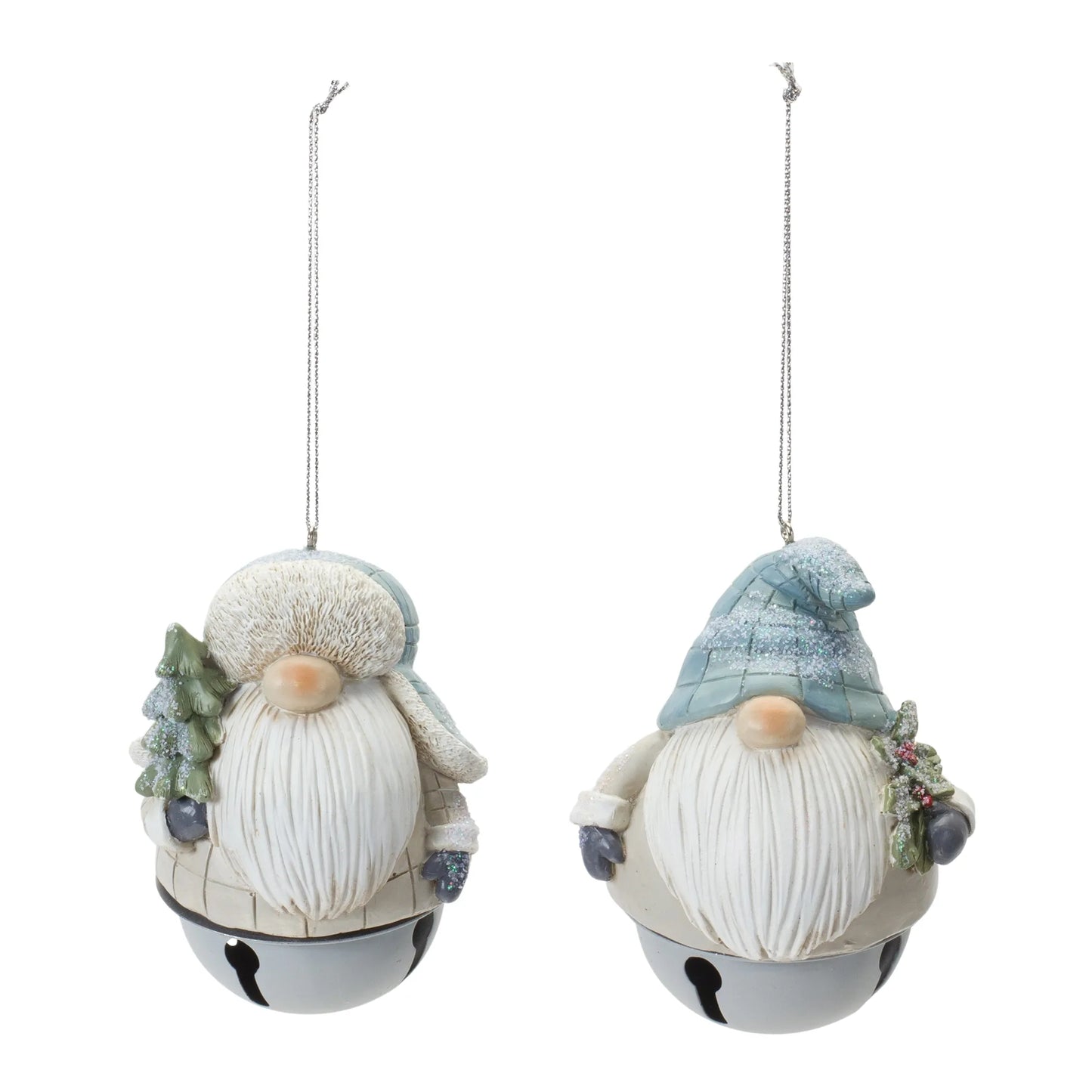 Gnome Sleigh Bell Ornament