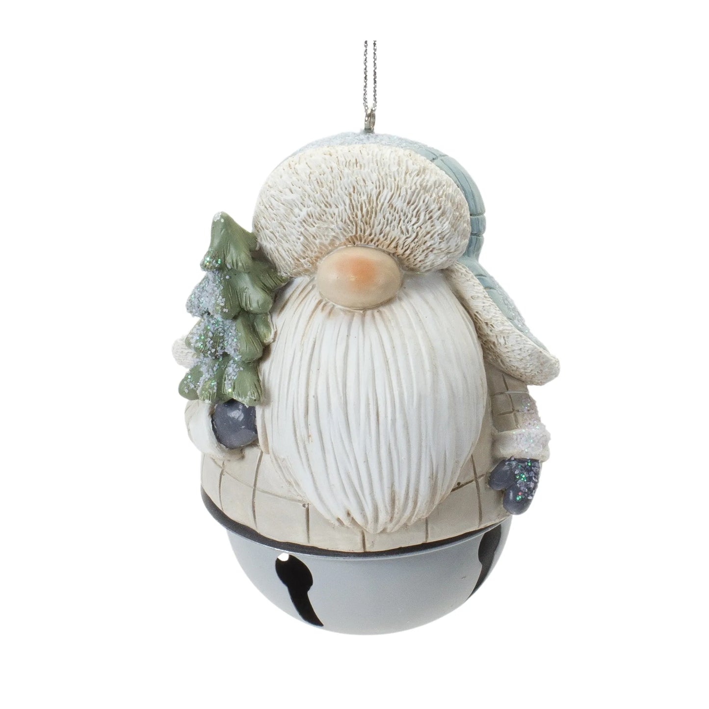 Gnome Sleigh Bell Ornament