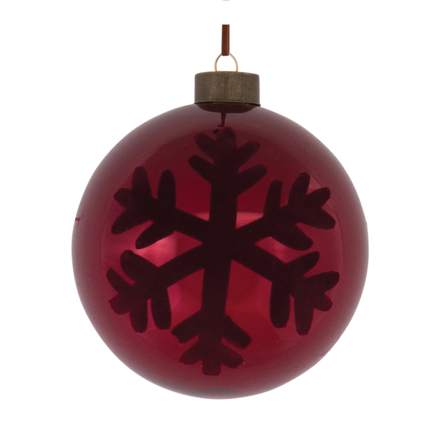 Snowflake Ball Ornament