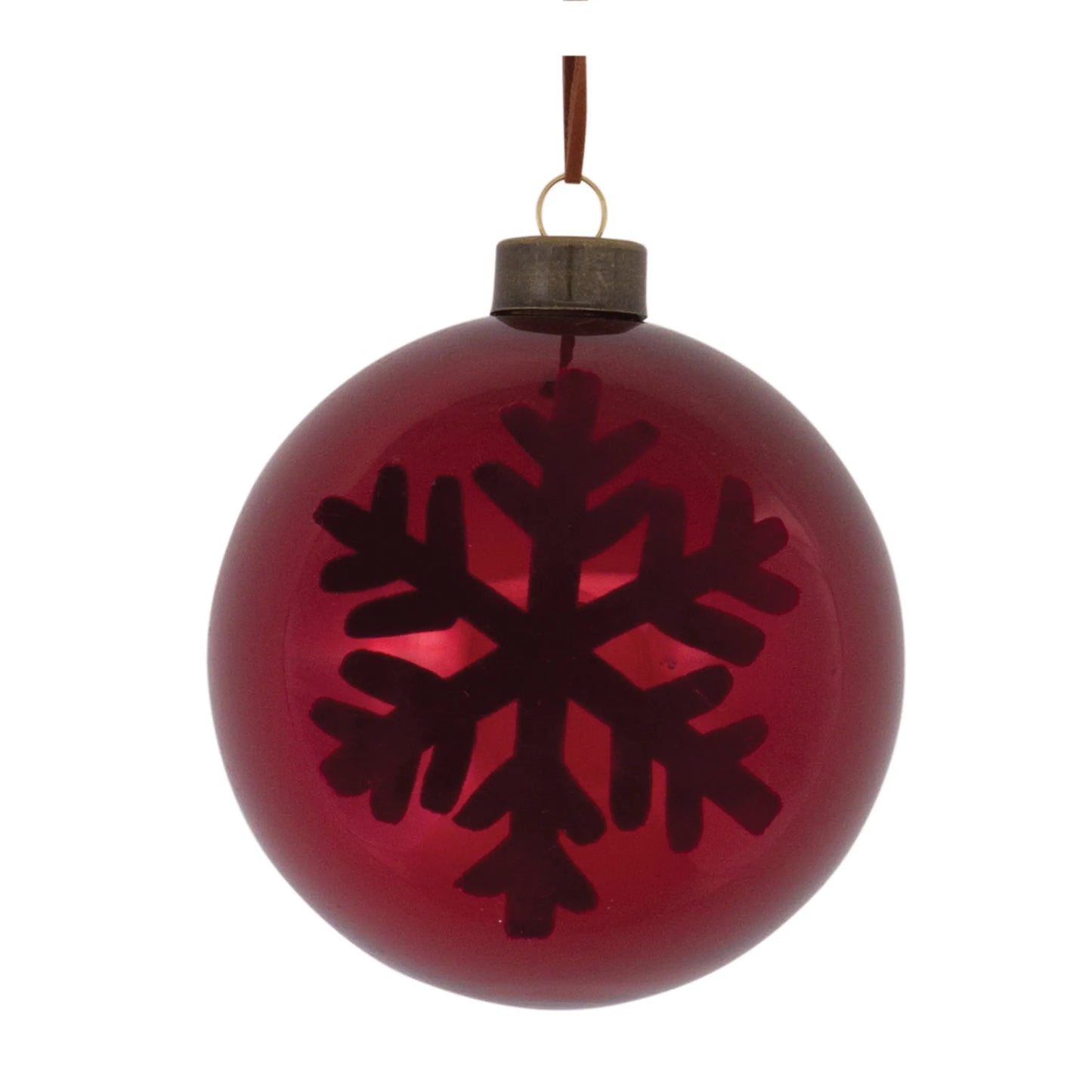 Snowflake Ball Ornament