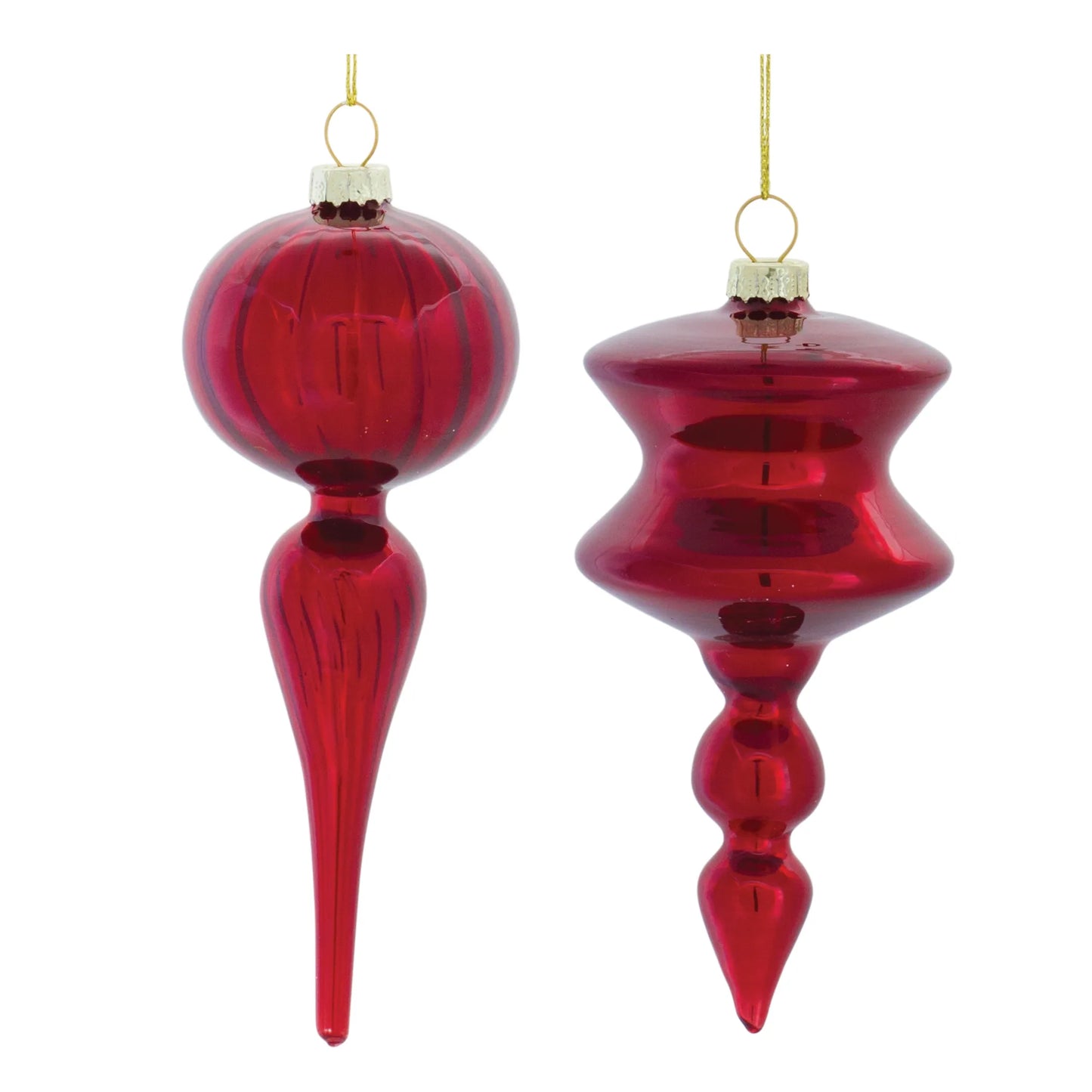 Glass Finial Drop Ornament