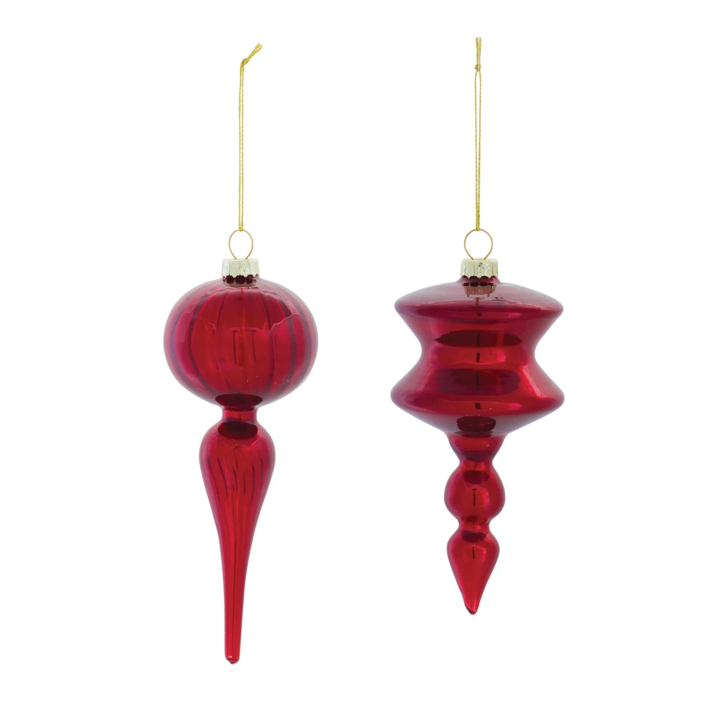 Glass Finial Drop Ornament