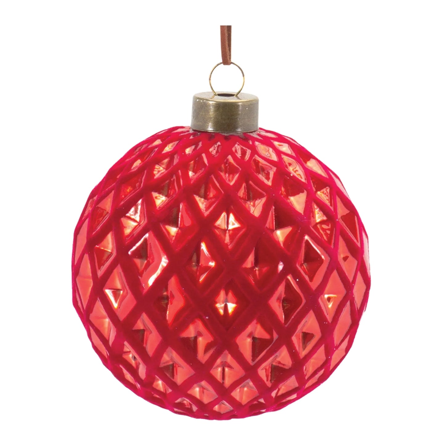 Harlequin Glass Ball Ornament