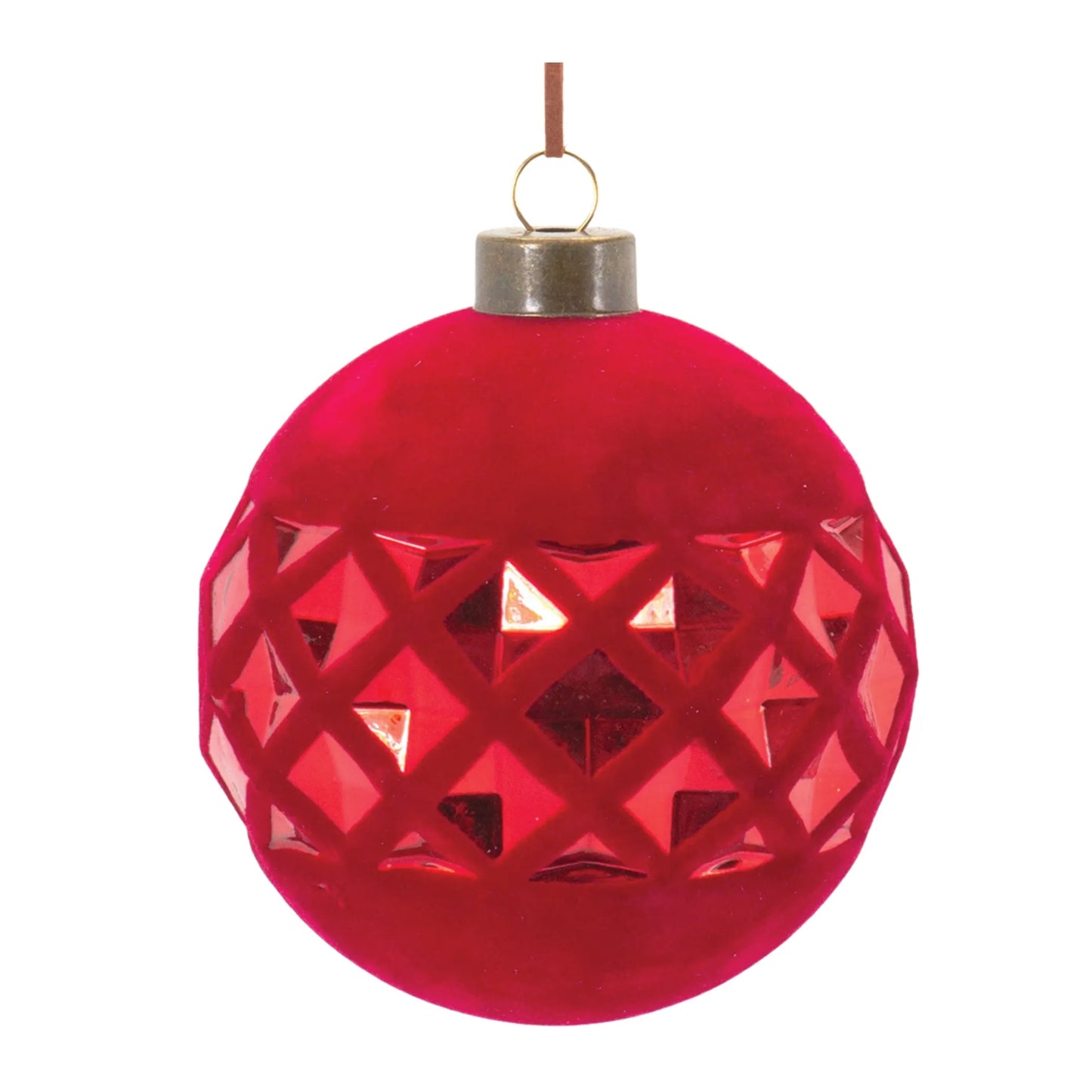 Harlequin Glass Ball Ornament