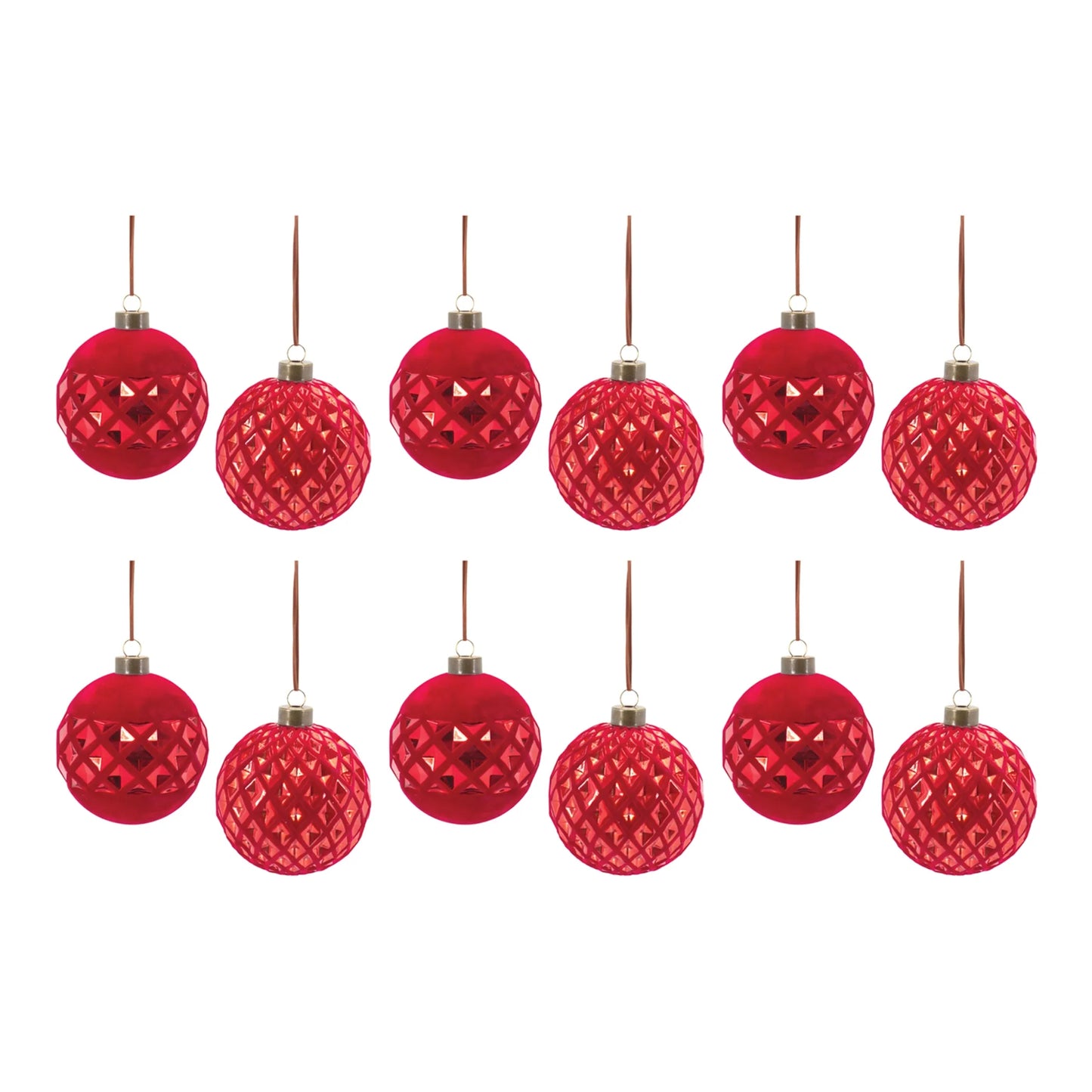 Harlequin Glass Ball Ornament