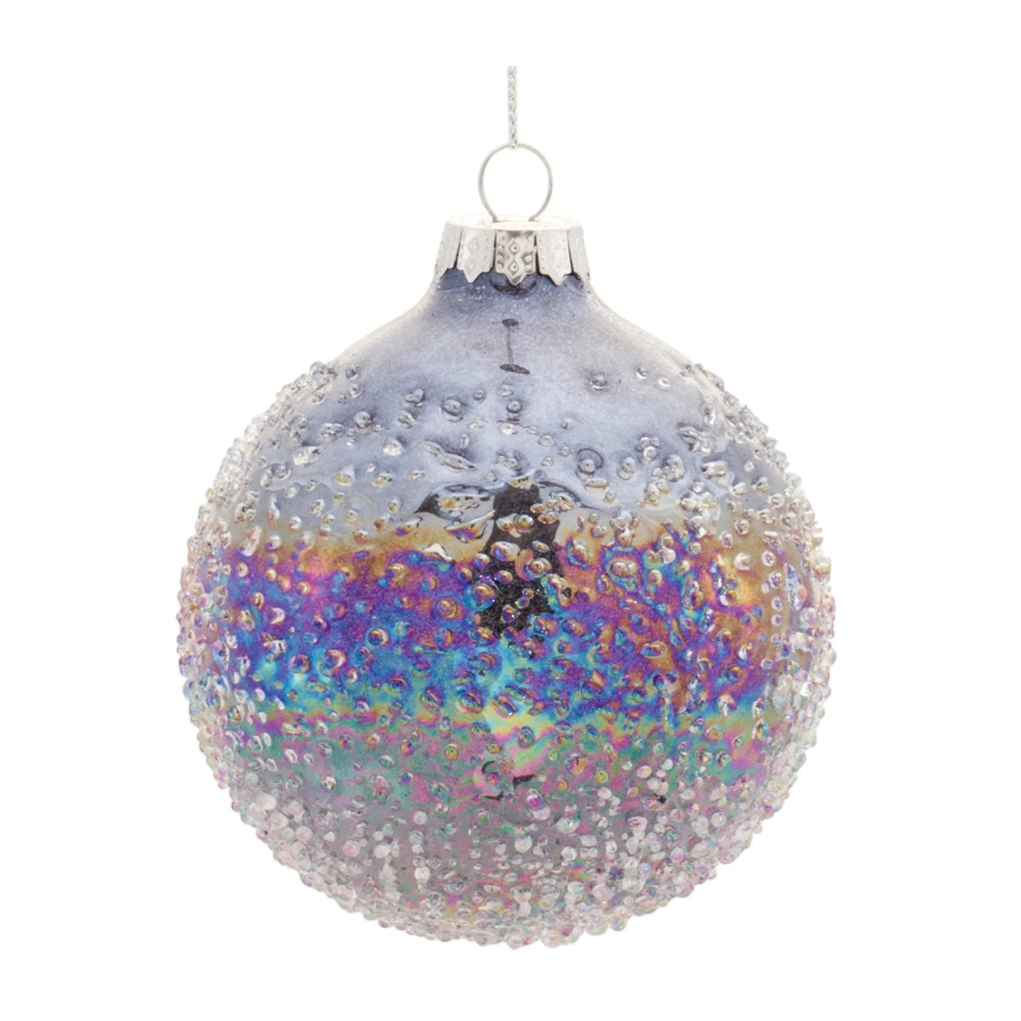 Irredescent Glass Ball Ornament