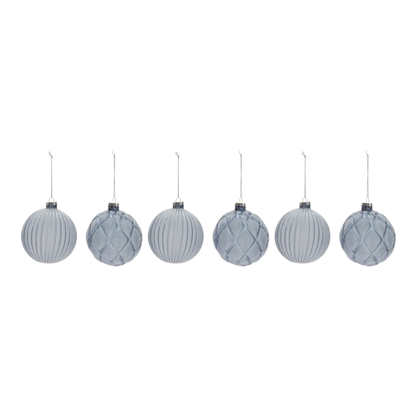 Frosted Glass Ball Ornament