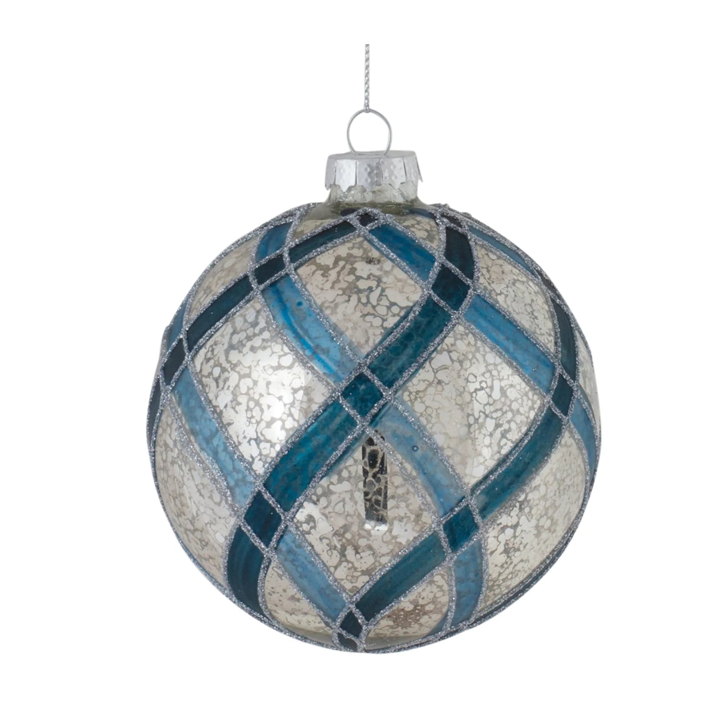 Glitter Net Glass Ball Ornamnet