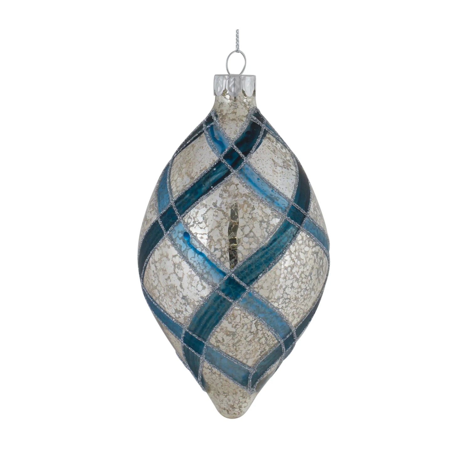 Glitter Net Glass Ball Ornamnet