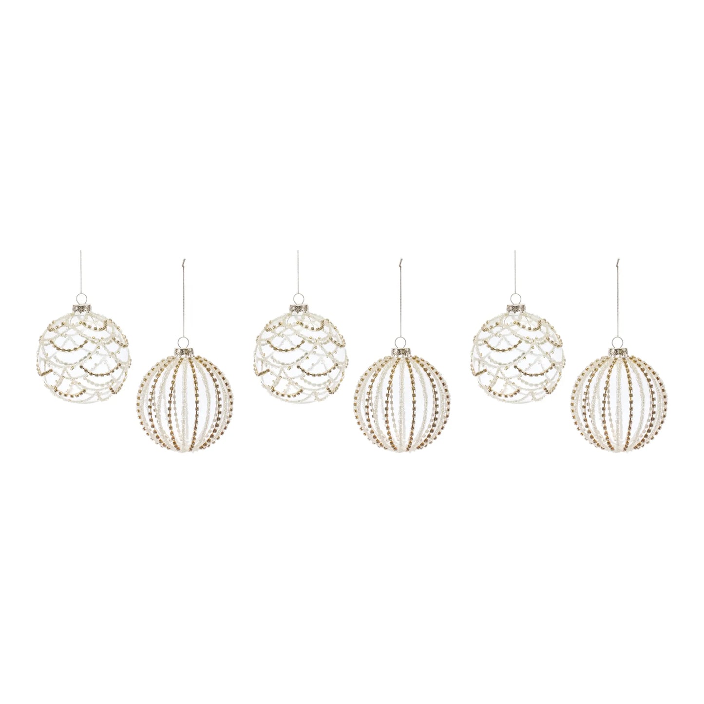 Jeweled Glass Ball Ornament