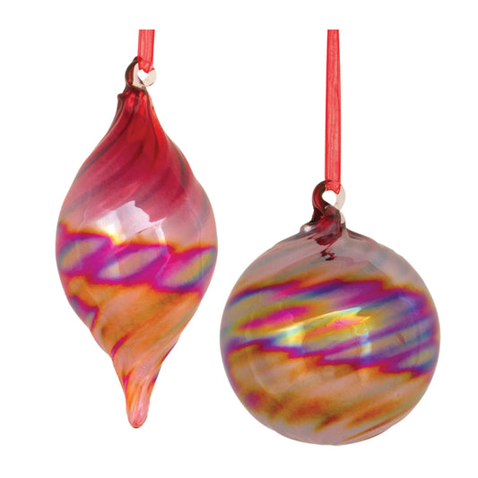 Irredescent Glass Ornament