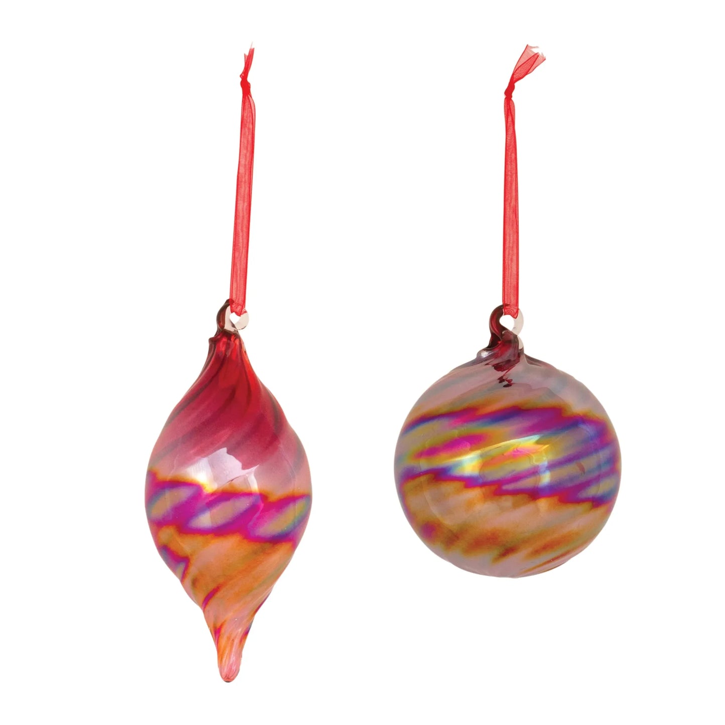 Irredescent Glass Ornament