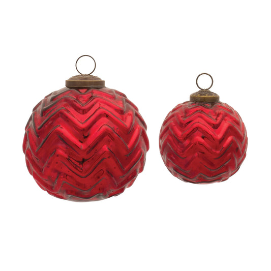 Mercury Glass Ball Ornament