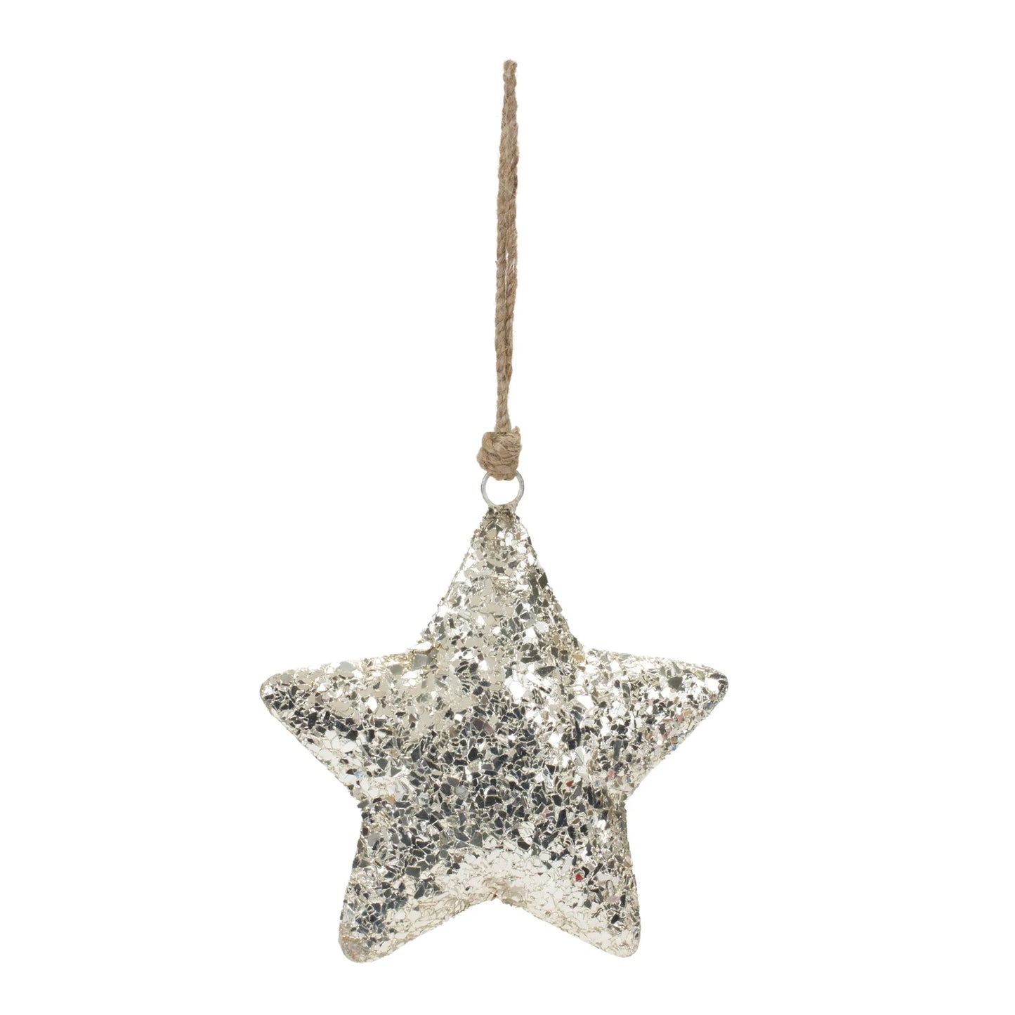 Mosaic Metal Star Ornament