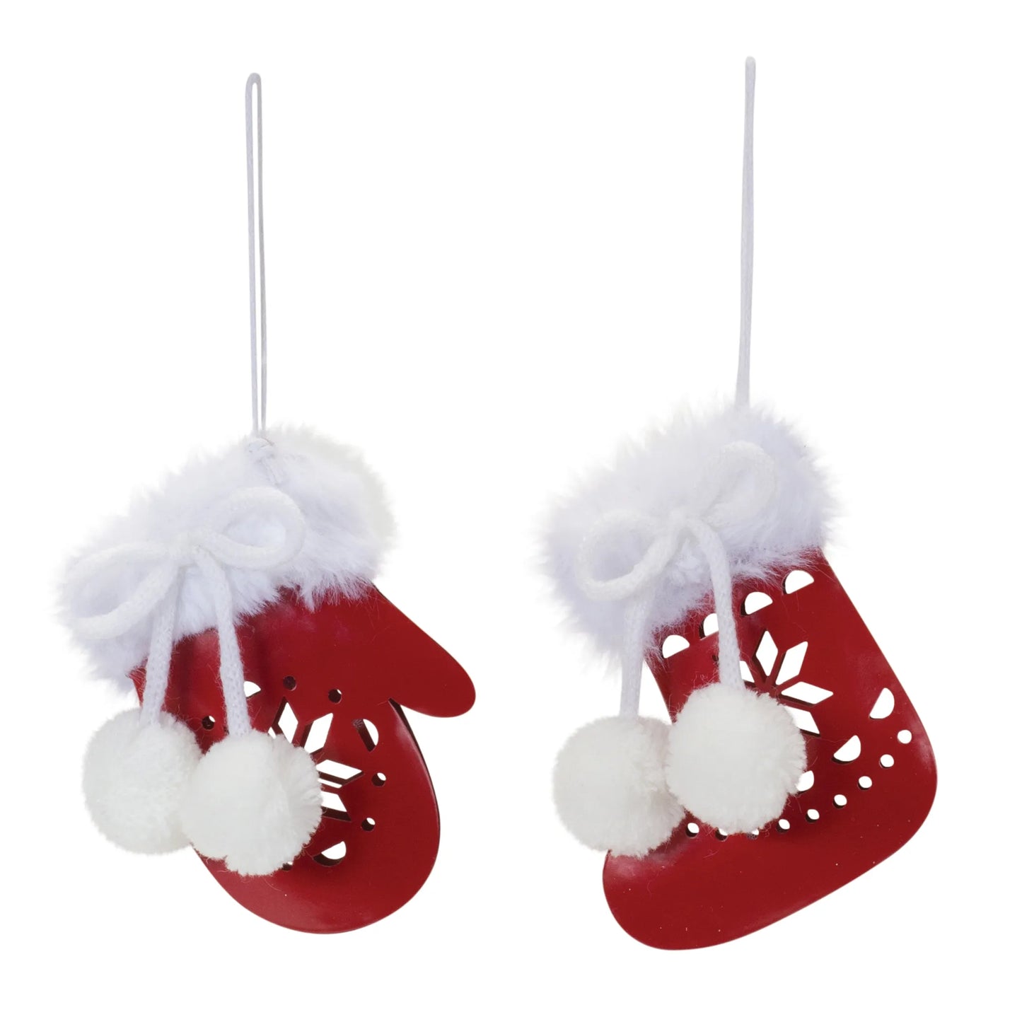 Snowflake Mitten and Stocking Ornament