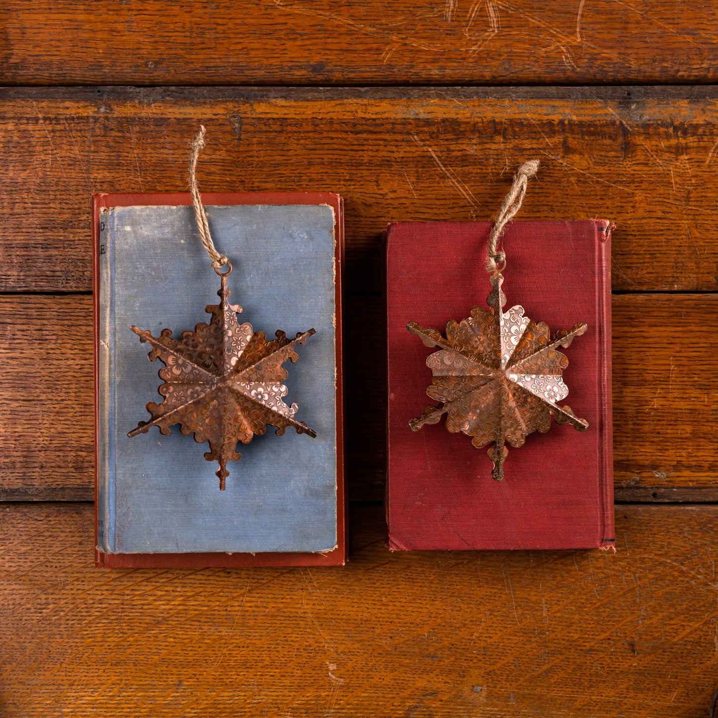 Floral Metal Snowflake Ornament