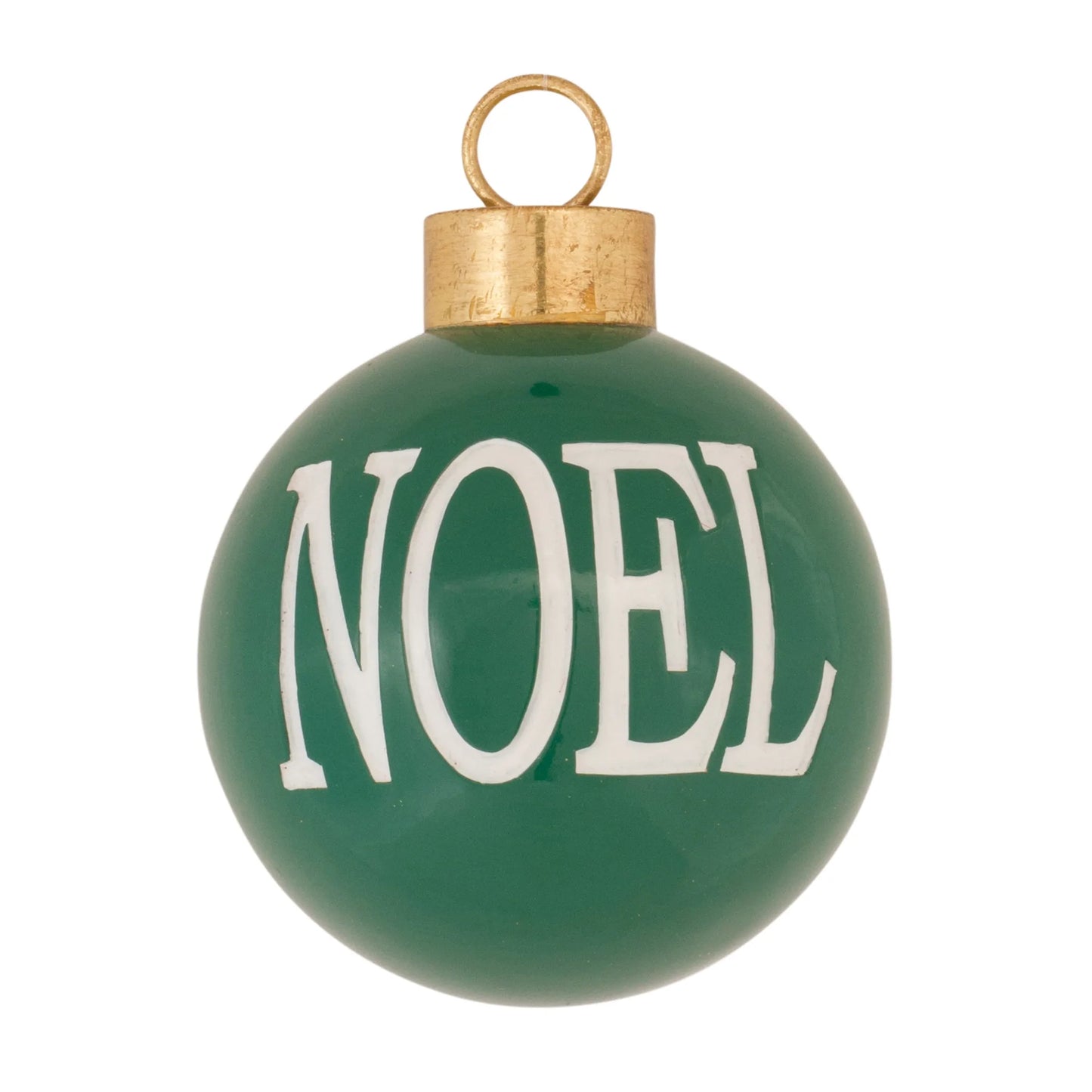 Joy and Noel Ball Ornament