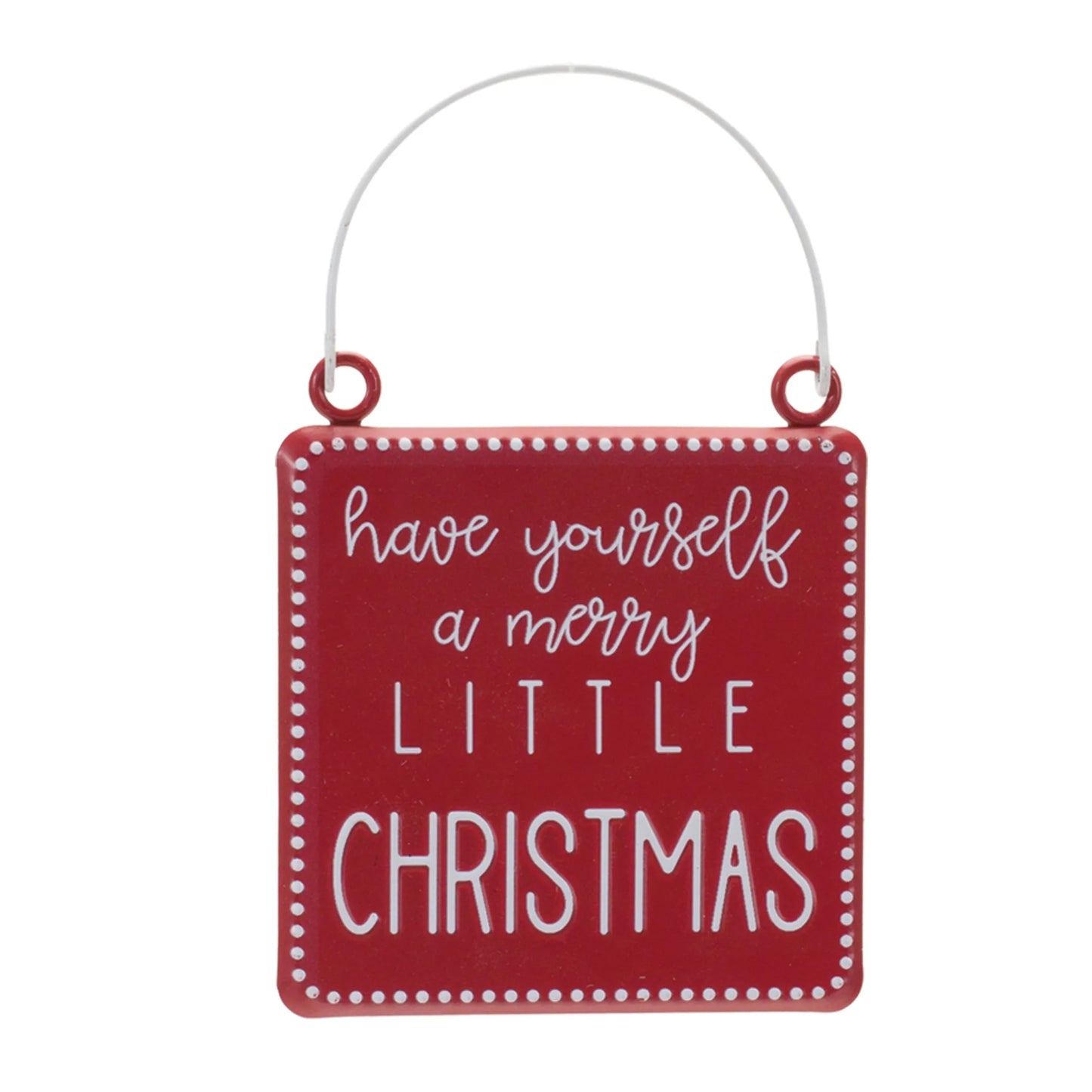 Holiday Sentiment Ornament