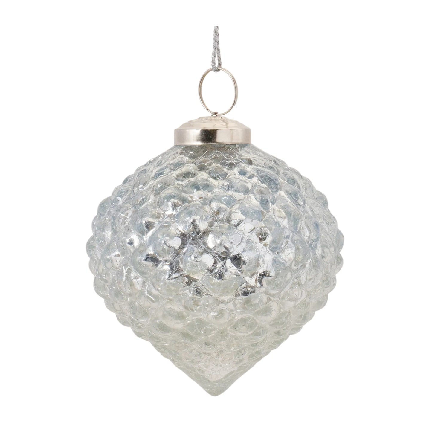 Textured Mercury Glass Ornament