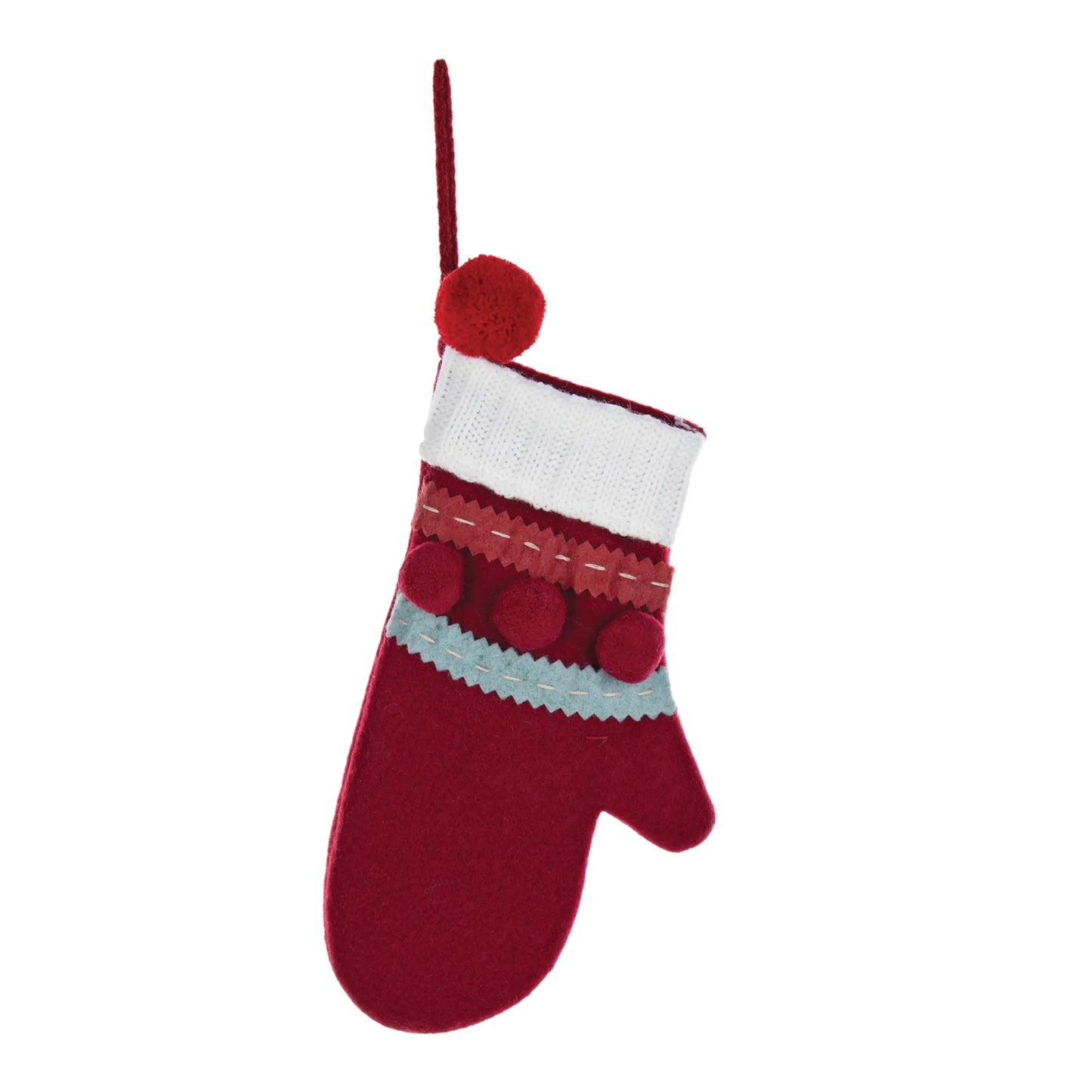 Plush Mitten Ornament