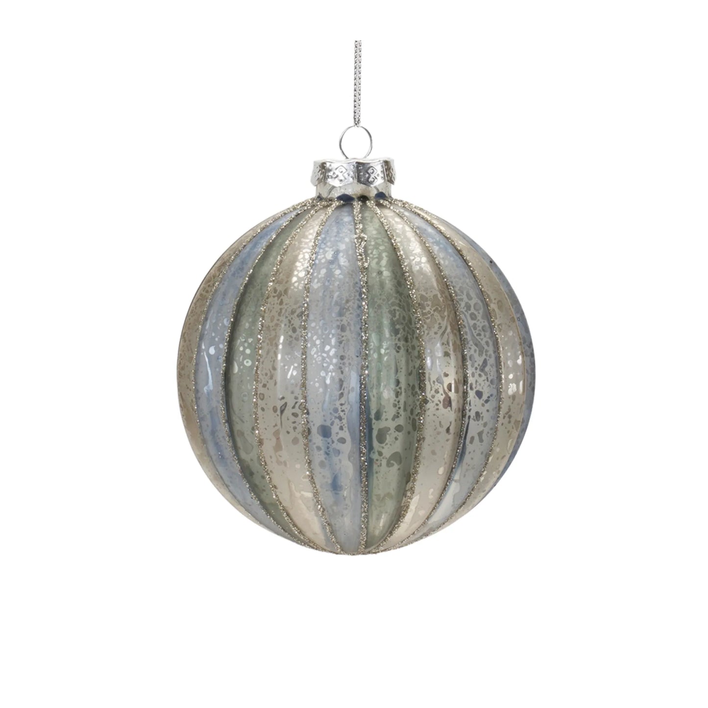 Glittered Glass Ornament