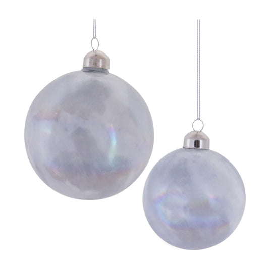 Irredescent Glass Ball Ornament