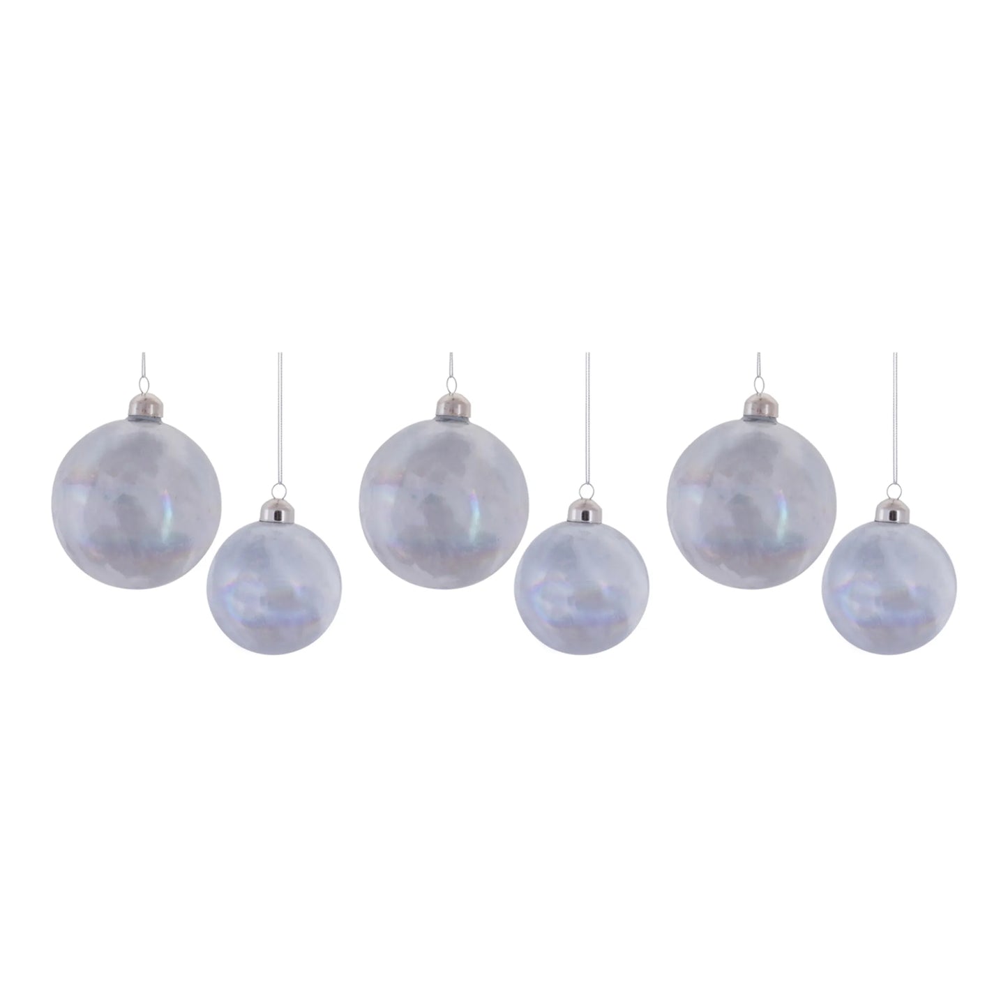 Irredescent Glass Ball Ornament