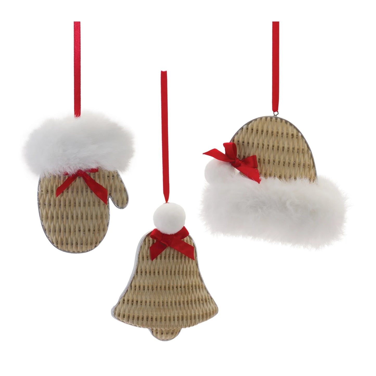 Cozy Mitten Hat and Bell Ornament