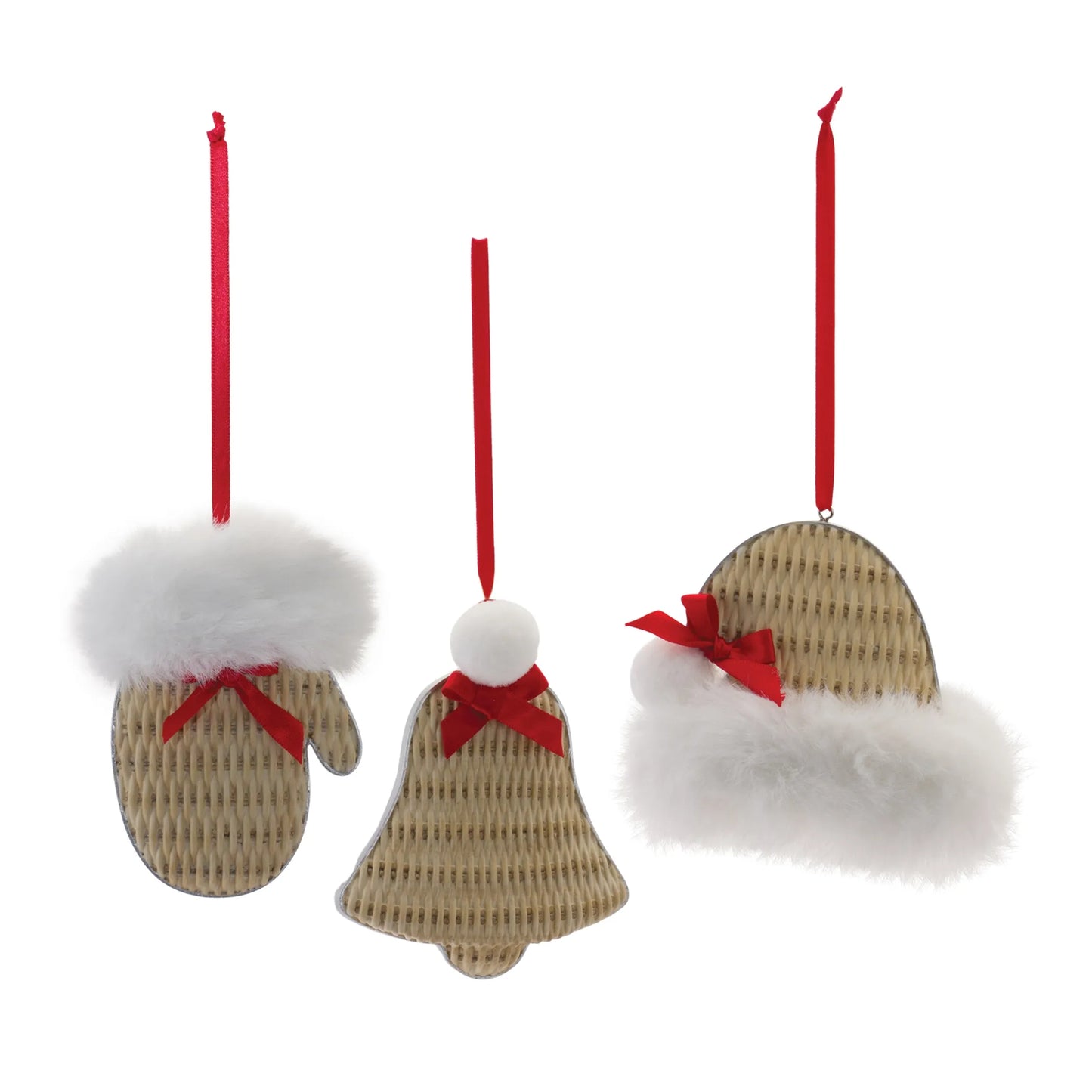 Cozy Mitten Hat and Bell Ornament