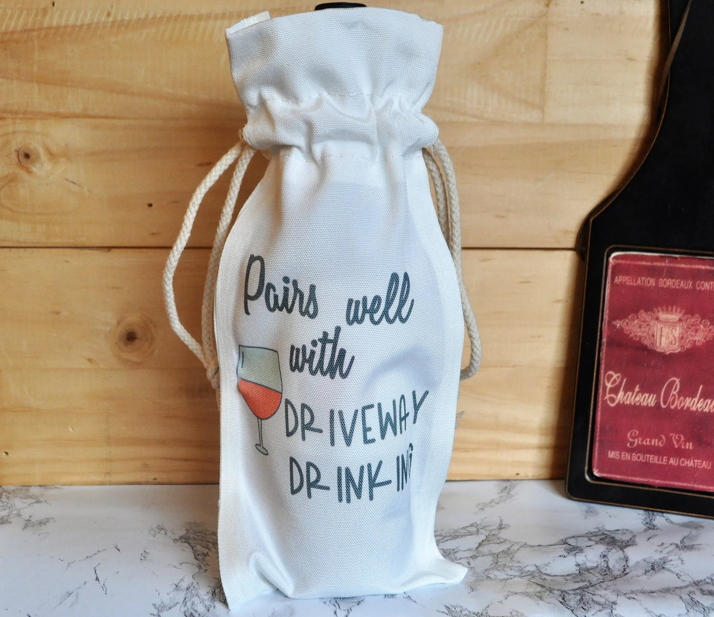 Driveway Drinking Wine Bag