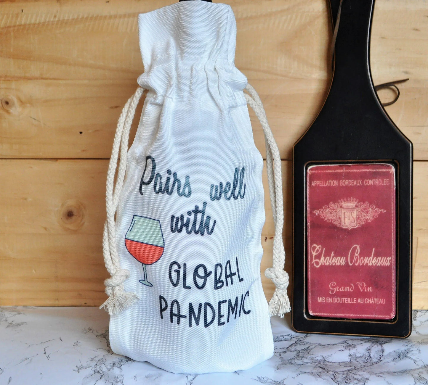 Global Pandemic Wine Bag