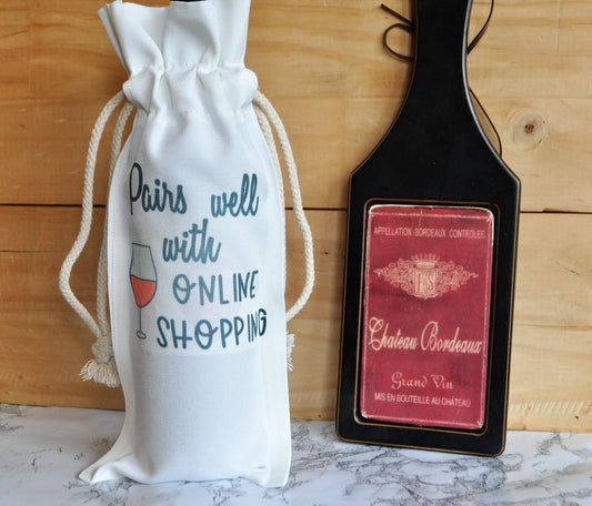 Online shopping Wine Bag