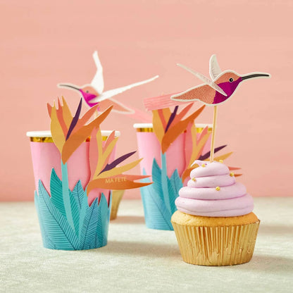 Tropical Collection, Cups with Flower Sleeves