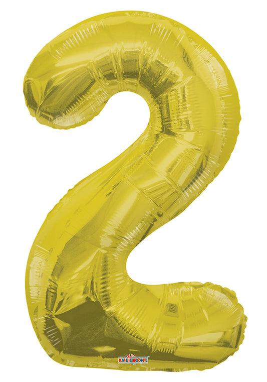 Gold #2 Mylar Balloon