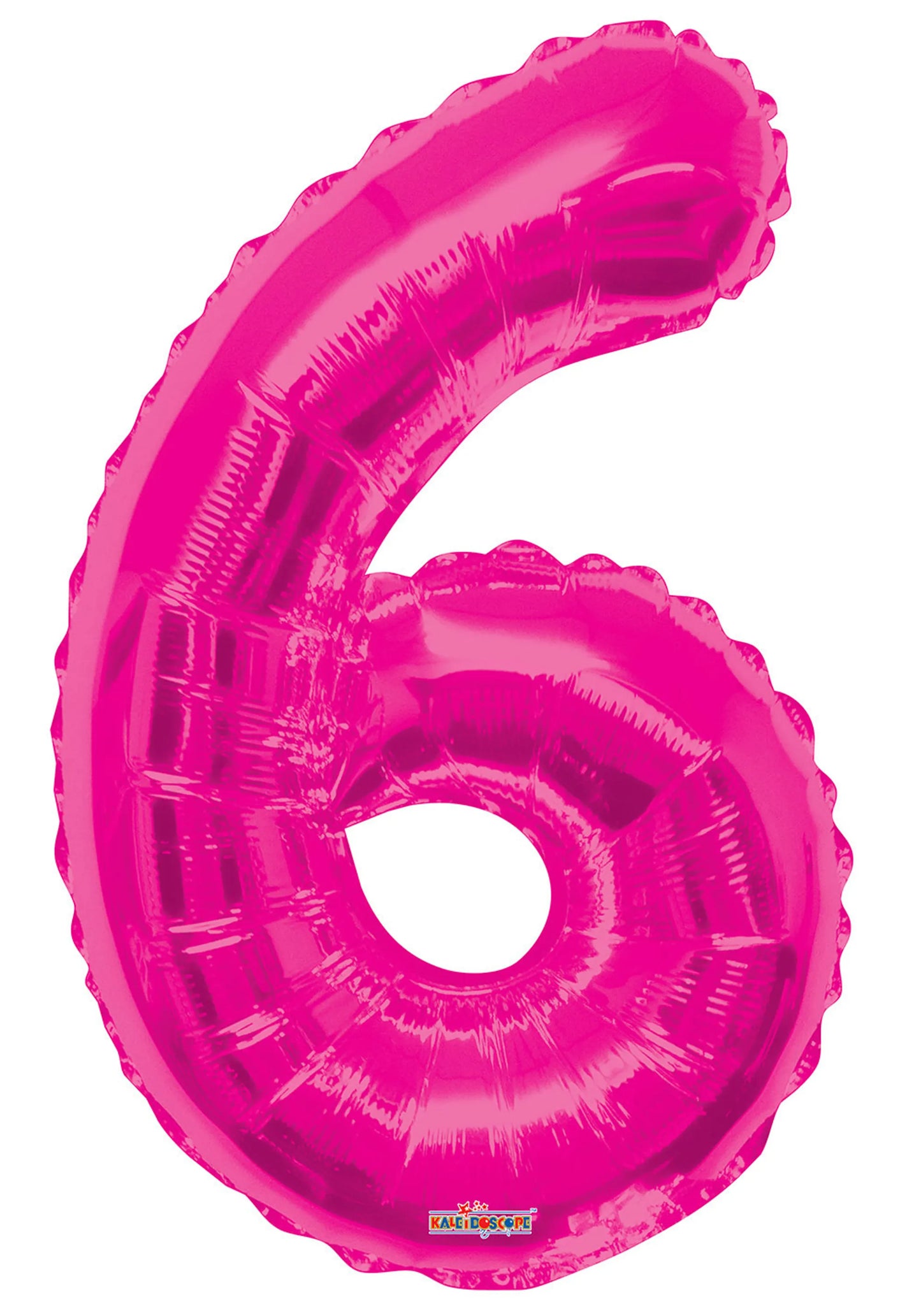 Hot Pink #6 Mylar Balloon