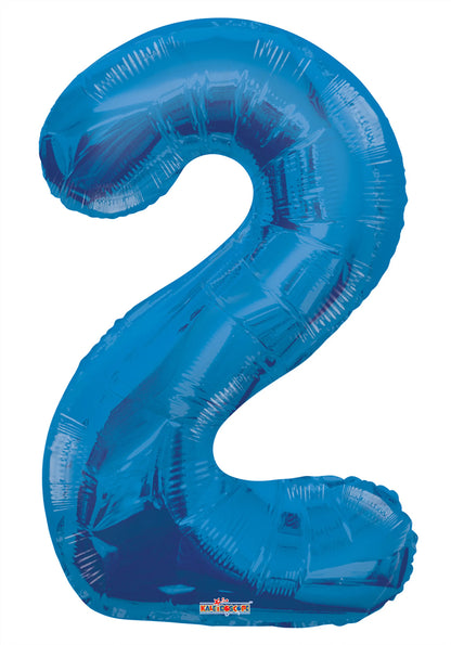 Royal Blue #2 Mylar Balloon