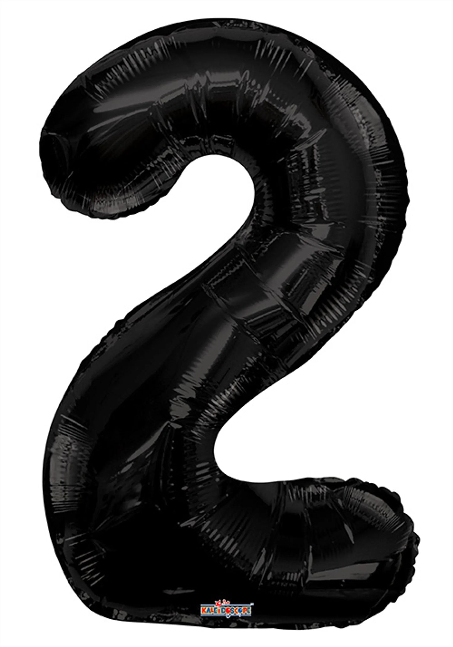 Black #2 Mylar Balloon