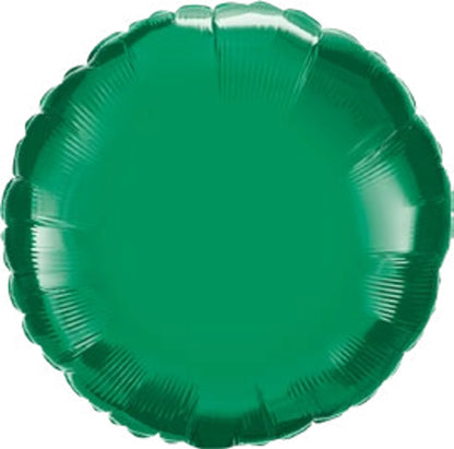 Emerald Green Round Mylar Balloon