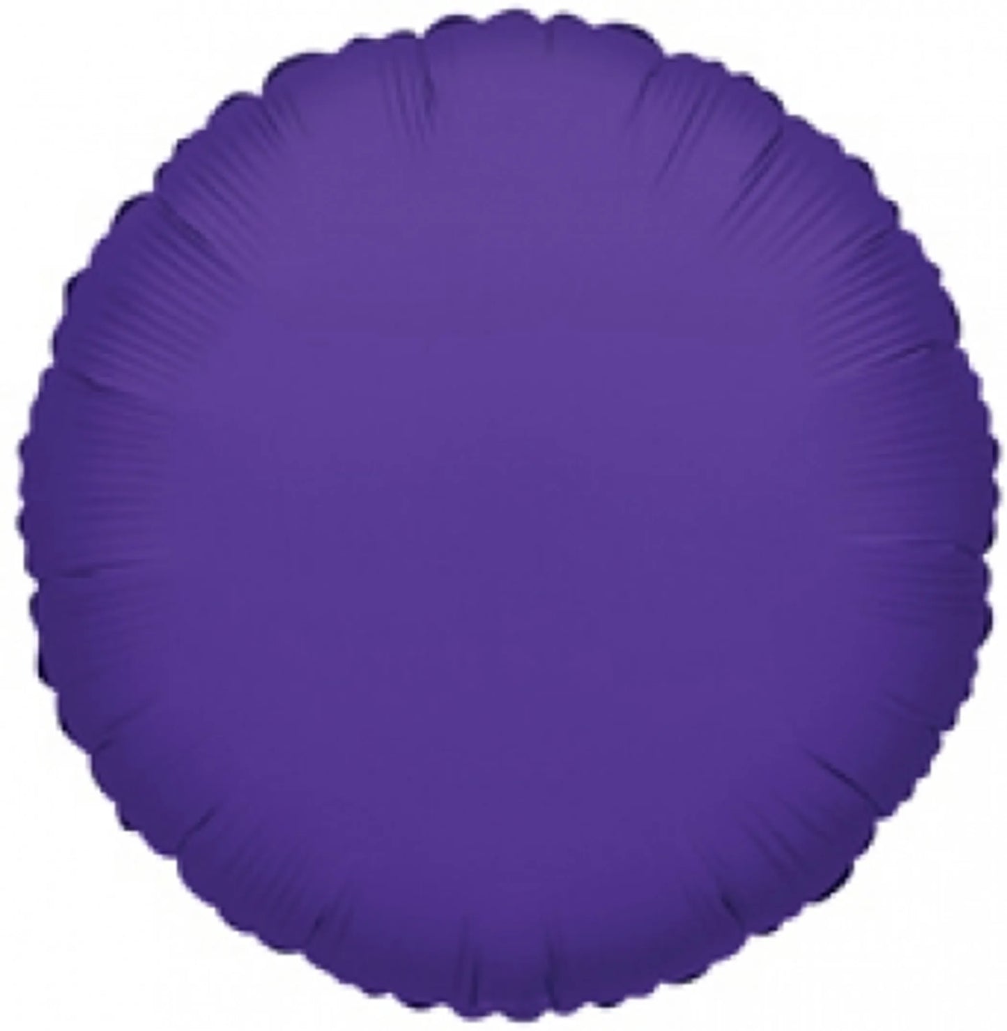 Purple Round Mylar Balloon