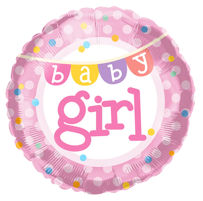 Baby Girl Mylar Balloon