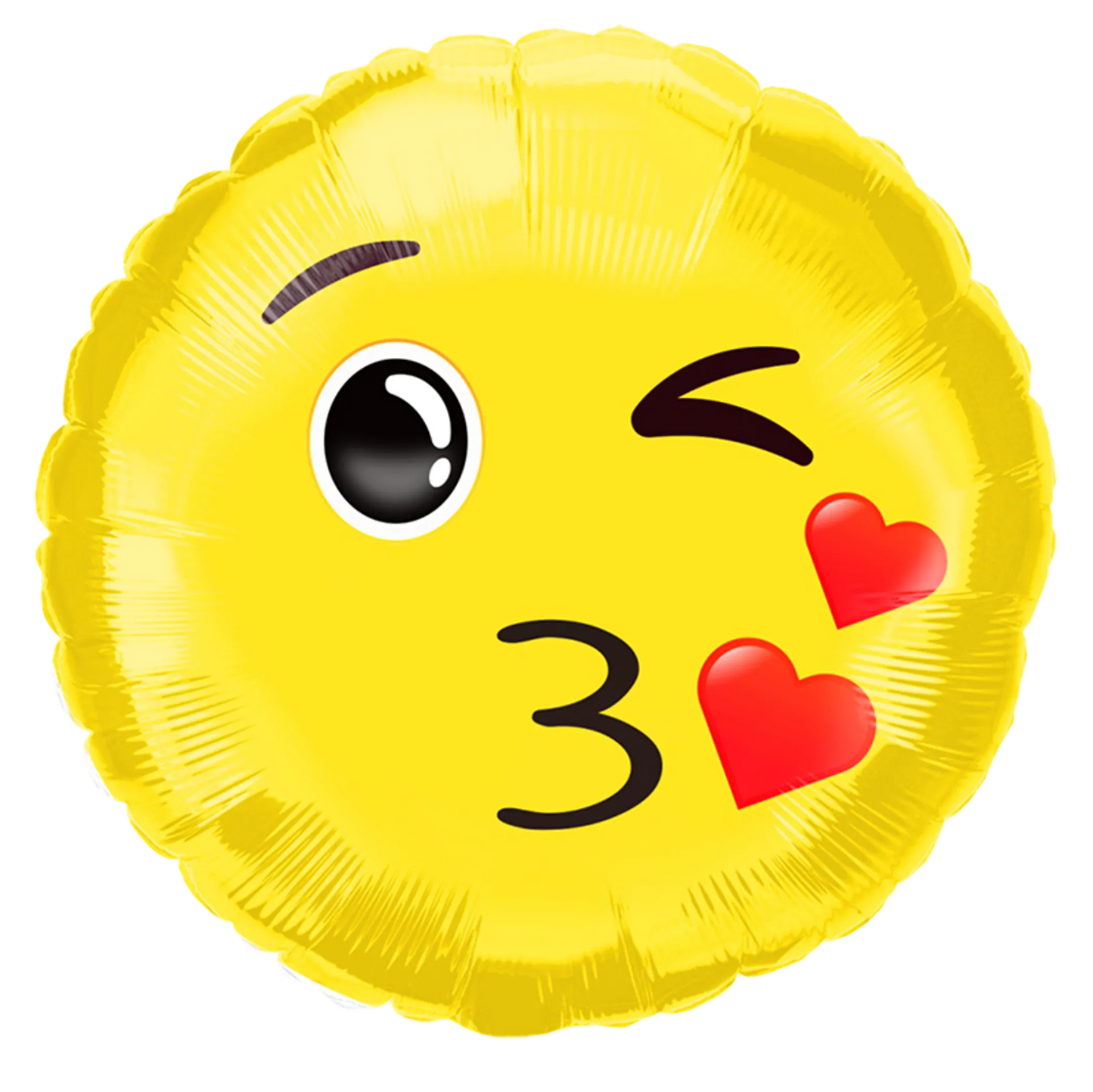 Kissy Emoji Mylar Balloon