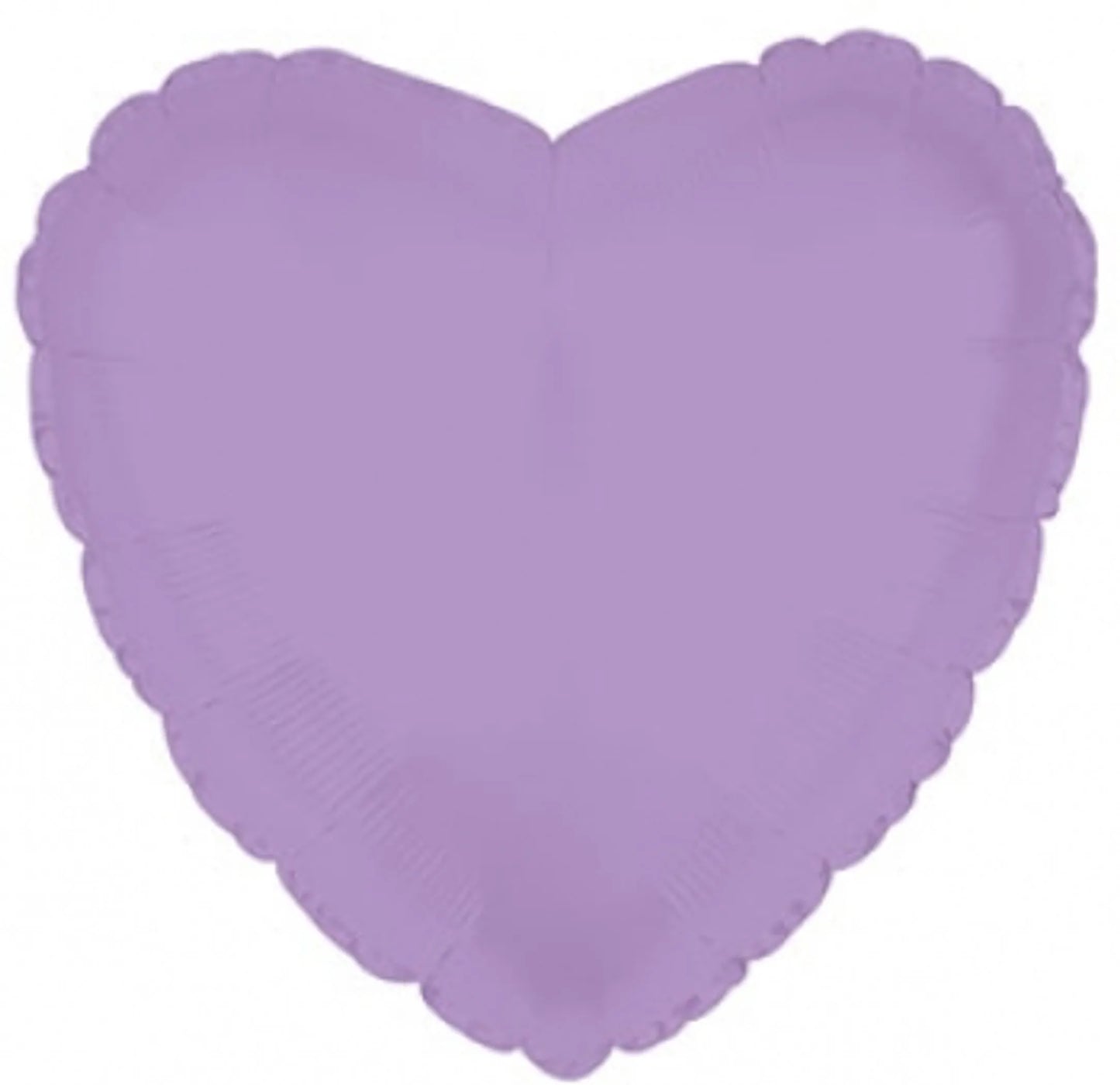 Light Purple Heart Mylar Balloon