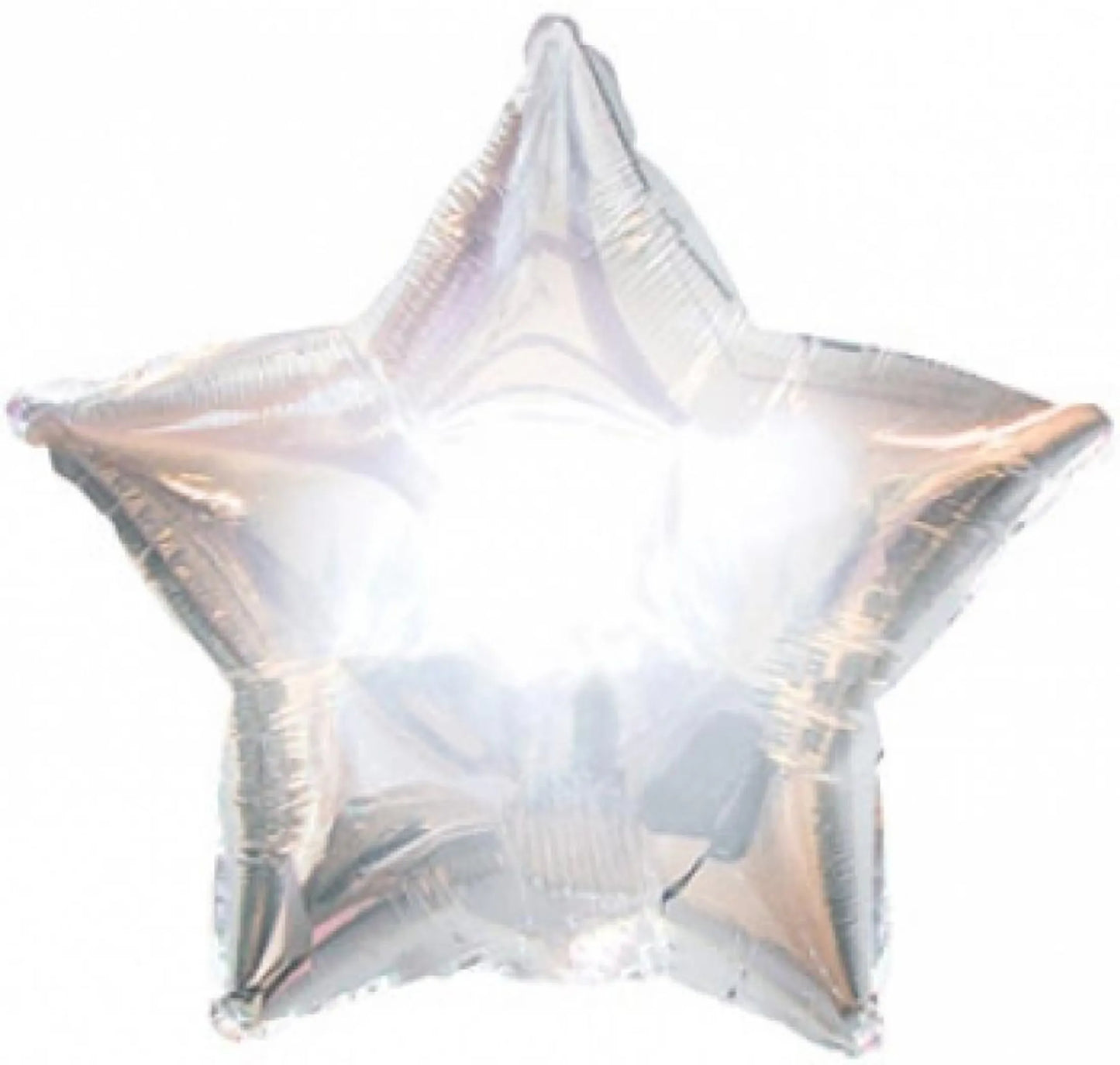 Silver Star Mylar Balloon