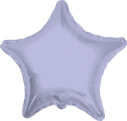 Lavender Star Mylar Balloon