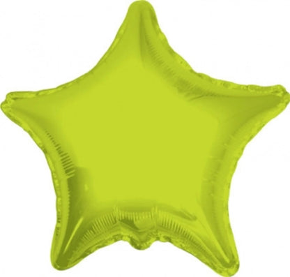 Pastel Green Star Mylar Balloon