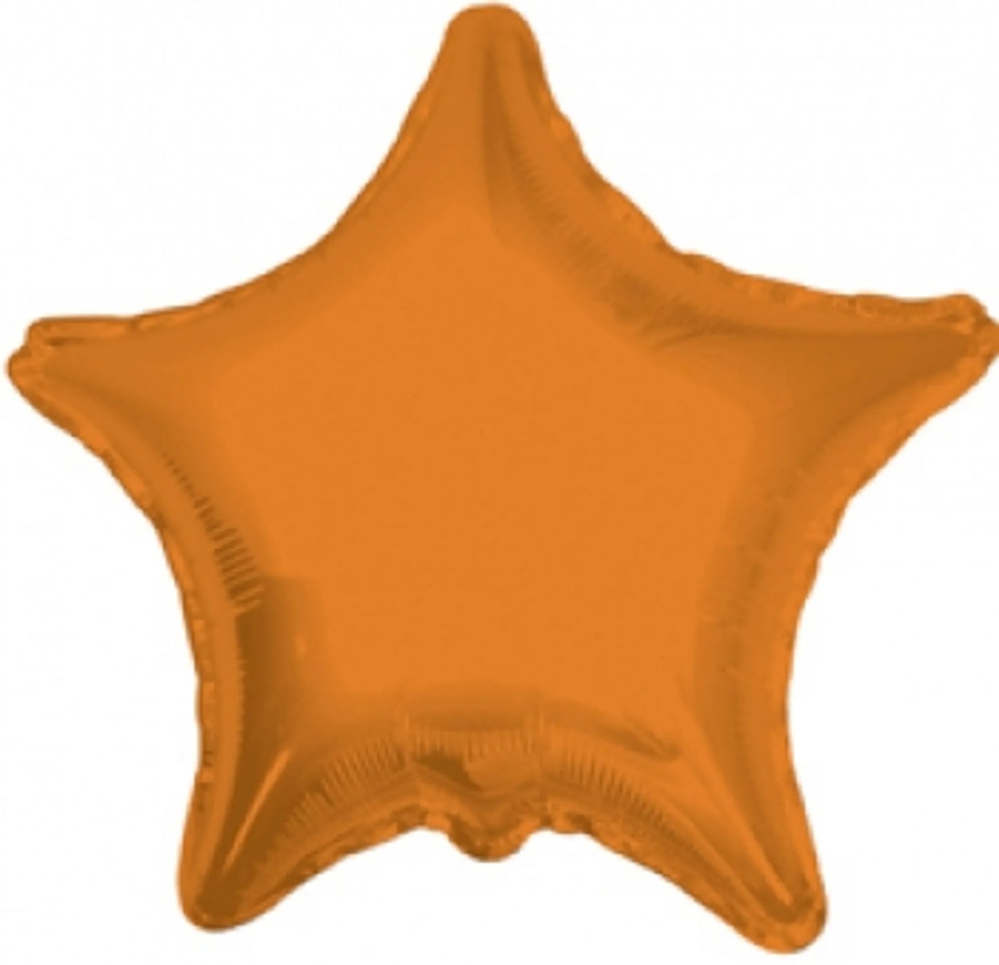 Orange Star Mylar Balloon