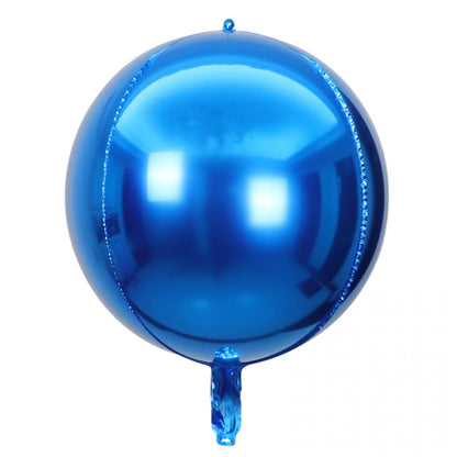 Blue Sphere Mylar Balloon